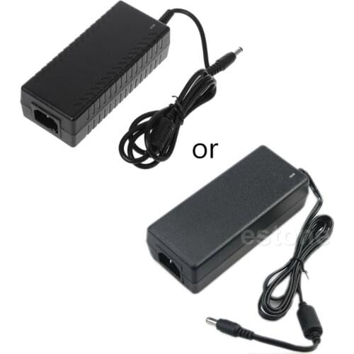 2020 New 5.5mm x 2.5mm Power Adapter Port AC 100-240V to DC 48V 3A 120W for PoE Switch