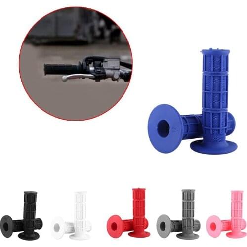 2x 22mm Motorcycle Rubber Handle bar HandleBar Motocross Anti-Skid Hand Grips Pit Dirt Bike Moto for CRF KTM RC 125 200 390 690