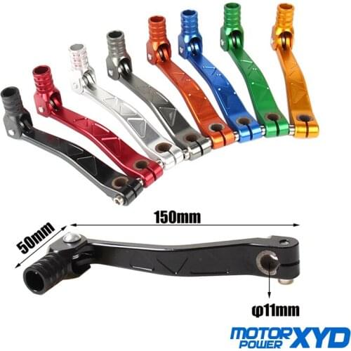 CNC Aluminium Folding Gear Shift Lever Fit For KAYO BSE Apollo Xmotos SSR CRF KLX Dirt Pit Bike 50cc 70cc 110cc 125cc XR/CRF 50