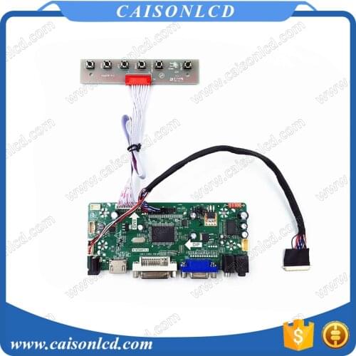 Free Shipping LCD LVDS Controller board with DVI VGA for 10.1" 1366X768 LCD TFT Panel:LP101WH1-TLB1 ,.--LP101WH1-TLB2