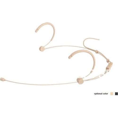 NEW headset double ear mic head worn microphone wireless microfoon bodypack