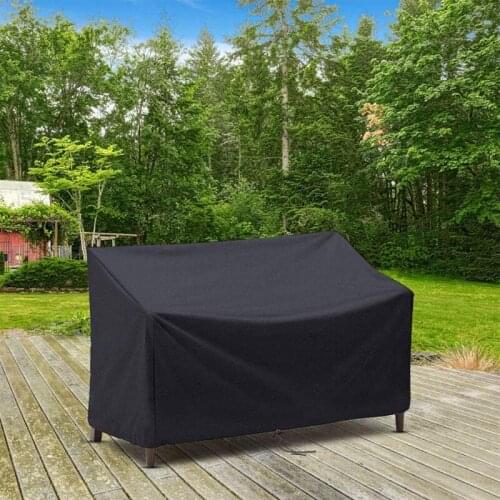 Garden Bench Cover 2/3/4 Seater Waterproof Anti-UV Heavy Duty Bench Protective Cover Long Chair Cover Outdoor Patio P31E