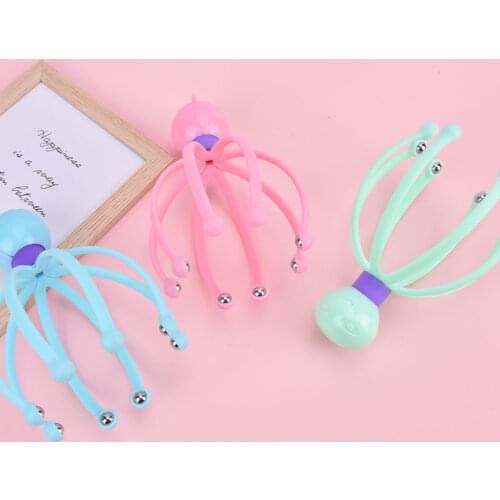 1Pcs Claw Massager Body Massager Octopus Head Scalp Neck Equipment Stress Release Relax Massage Relief Head Care Massage