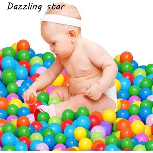 10pcs Colorful Ball Soft Plastic Ocean Ball Funny Baby Kid Swim Ball Pit Toy Water Pool Ocean Wave Ball 13 AGC