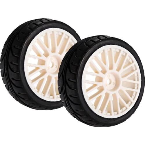 Set of 2pc Tire Tyre & Wheel for 1/10 RC HPI HSP Hobao Savage XS TM Flux MT LRP Traxxas Axial