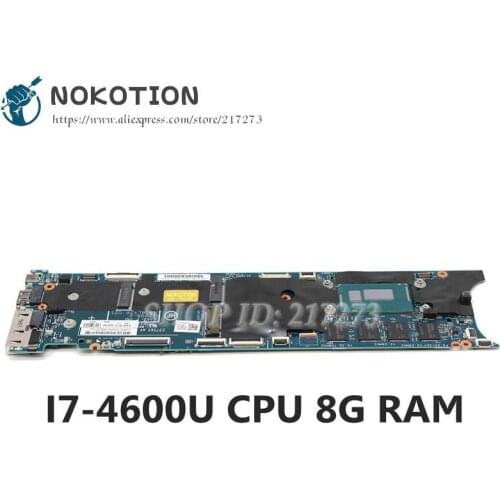 NOKOTION 00HN769 00UP983 MAIN BOARD For Lenovo carbon X1 Laptop Motherboard 48.4LY26.021 SR1EA I7-4600U CPU 8GB Ram