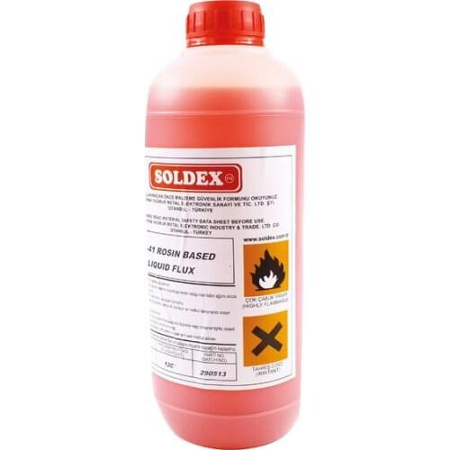 FLUX SOLDEX ASR-41 (RED COLOR) 1LT KÖPÜREBİLİR LIQUID FLUX