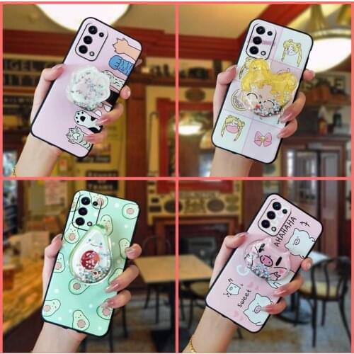 Anti-knock Waterproof Phone Case For OPPO A74 5G/A54 5G Kickstand Cartoon Original Cute