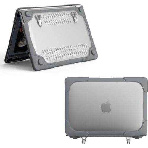 Heavy Duty Dual Layer matte Soft Touch Hard Cases with TPU Bumper For New 2020 MacBook Air 13 inch Case A2337 A2179 A1932