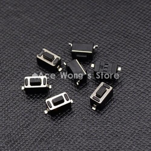 100PCS 2Pin SMD 3X6X4.3MM Tactile Tact Push Button Micro Switch Momentary