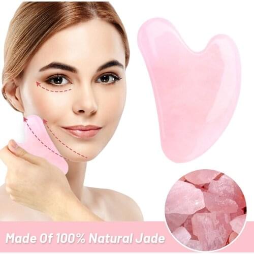 Facial Gua Sha Massage Board Natural Jade Stone Guasha Massage Guasha Massager For Face Relaxation Slimming Lifting Beauty Tool