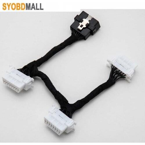 High Quality OBD2 Extension Cable OBD 16pin Male To Female for ELM 327 V1.5 for Auto Car Diagnostic Tool Scanner for Audi OP-COM