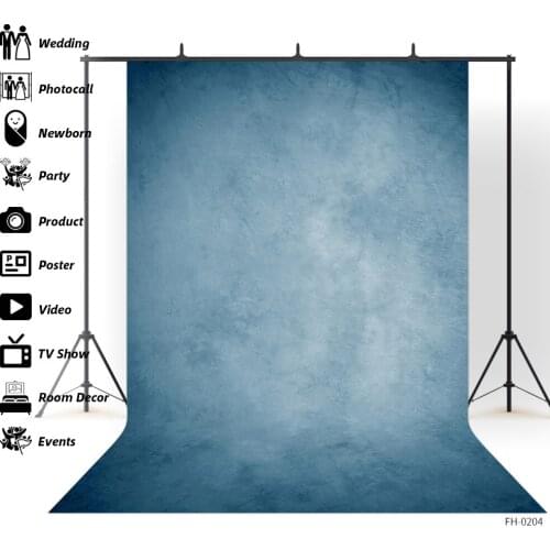 Blue Gradient Grunge Vintage Abstract Baby Portrait Backdrop Vinyl Photography Background For Photo Studio Children Photophone