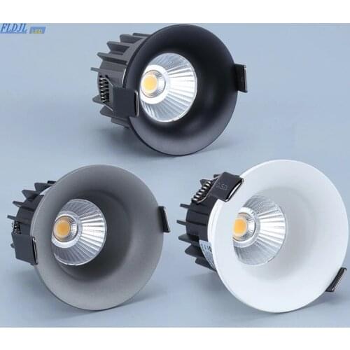 Dimmable embedded LED downlight COB ceiling spotlight 9W12W15W18W LED light indoor lighting led panel light