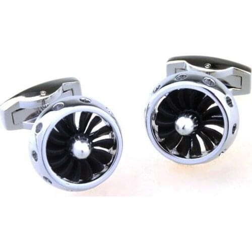 20pairs/lot Vintage Airplane Propeller/Game Disk Cufflinks Creative Hollow Designed Cuff Links Mens Jewelry Gift Shipment to CN