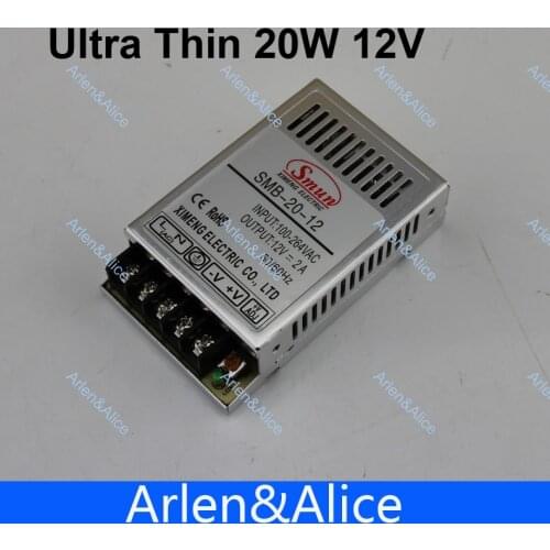 20W 12V 2A Ultra thin Single Output Switching power supply for LED Strip light
