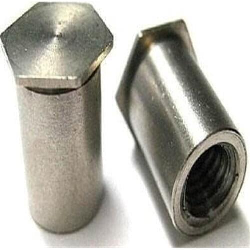 BSOS-832-32 Blind Hole Threaded Standoffs Self Clinching Feigned Crimped Standoff Server Cabinet Sheet Metal Spacer Vis Rivet PC