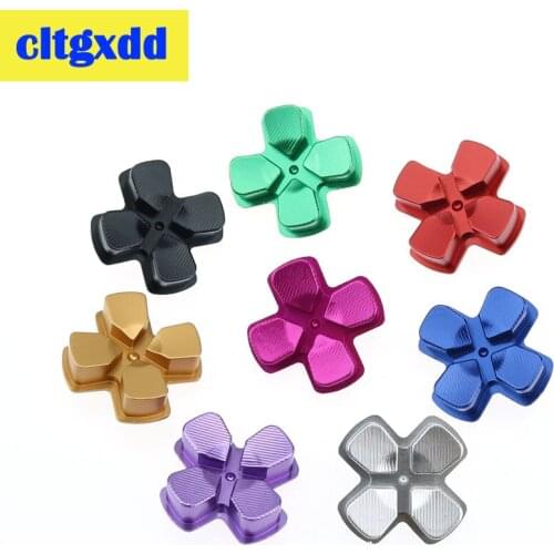 Cltgxdd 1 pc Metal Dpad Button Aluminum Direction Button For Sony PS4 Dualshock 4 Controller Cross Button Manipulating Button