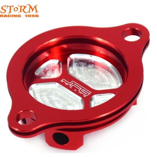 CNC Aluminium Motorcycle Accessories Engine Oil Plug Filter Cover Cap For HONDA CRF250R CRF 250 R 250R 04-09 CRF250X 250X 04-16