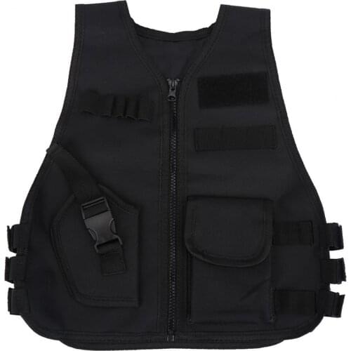 SPT Breathable Children Sports Exercise Vest Outdoor Hunting Game Protective Waistcoat Kids Outdoor Sports Wear Military Vest