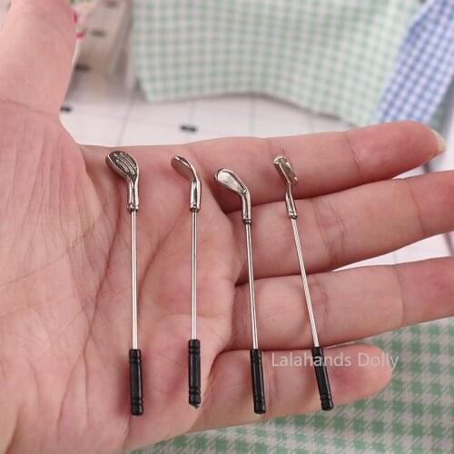 Doll House Mini Golf Club Set Model for OB11,BJD Doll Toy Accessories