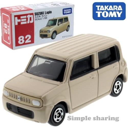 Takara Tomy Tomica No.82 Suzuki Lapin Model Kit 1/56 Diecast Miniature Car Hot Van Mould Funny Baby Toys