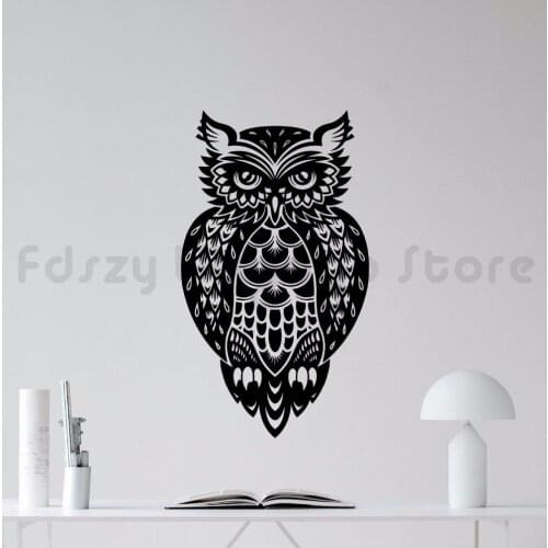 Owl Bird Wall Decal Removable Nature Poster New Design Owl Wall Stickers Home Living Room Decor Removable WallpaperQ347
