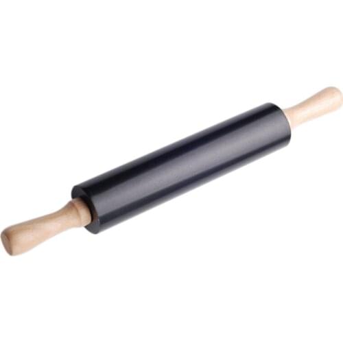 Non-Sticky Steel Rolling Pin Roller Movable Flour Roll Stick Skin Artifact Rolling Pin Bread Stick