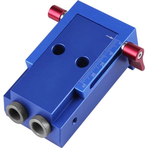 Drill template for pocket hole Drilling template kit for woodworking Drill Guide Oblique Set Positioner Locator tool for fixing