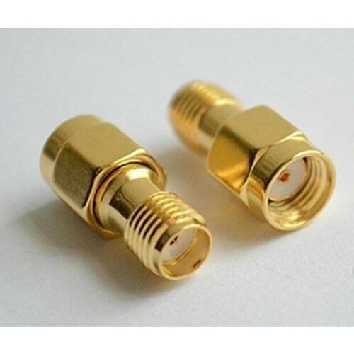 2xRP SMA Male Plug to SMA Female RF Connector Adapter