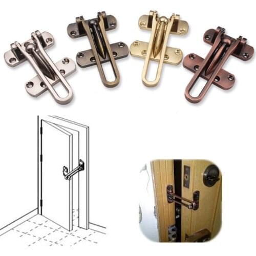 Front Door Security Safety Lock Home Hasp Latch Chain Lock Guard Catch Clasp Locks for Home Security Door Tools
