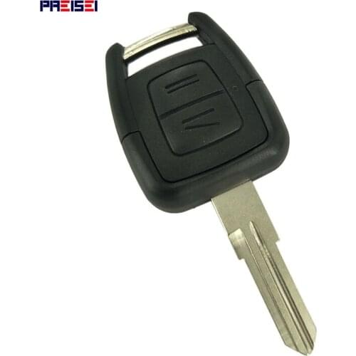 PREISEI 10pieces/lot 2 Button Replacement Car Remote Key Case Shells Fob For Vauxhall OPEL Vectra Astra Zafira YM28 Blade