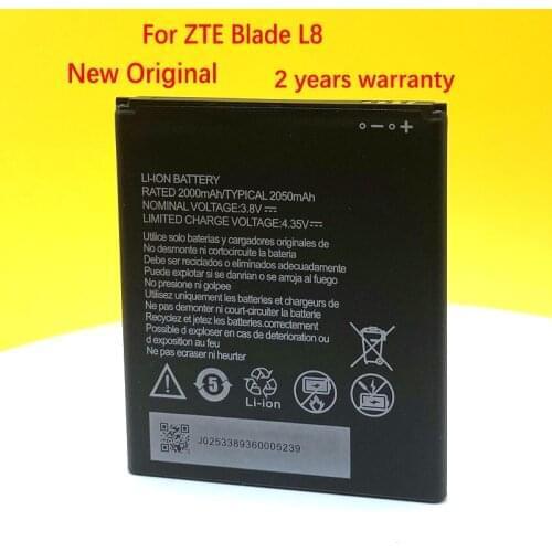 100% Original Li3820T43P4h695945 2050mAh Battery For ZTE Blade L8 In Stock High Quality