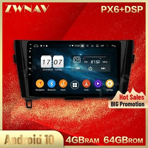 2 din Android 10.0 screen Car Multimedia player For Nissan X-TRAIL/Qashqai 2014-2020 video stereo GPS navi head unit auto stereo