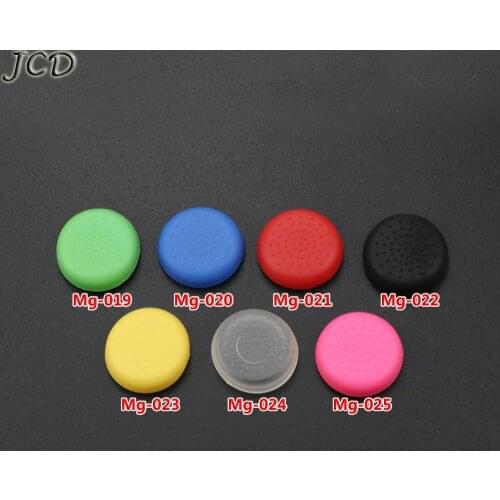 JCD 2pcs For PS4 Silicone Analog Thumb Grips Cover For Dualshock 4 PlayStation4 Controller TPU Joystick Caps