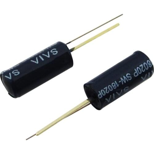 50PCS SW-18020P Electronic Shaking Vibration Sensor Switch Black hot