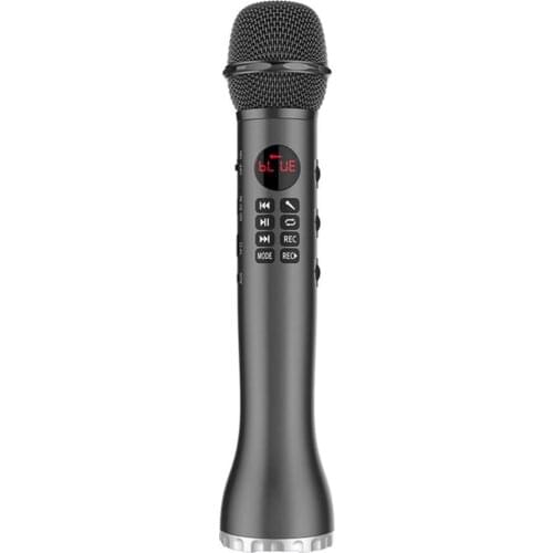 3-in-1 Wireless BT Speaker Handheld Singing Recording Microphone Speaker Recording High Volume Long Battery
