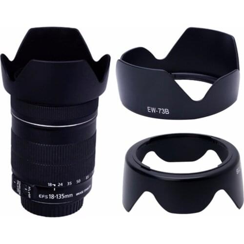 For EW-73B Camera Lens Hood For Canon EF-S 18-135mm F3.5-5.6 IS