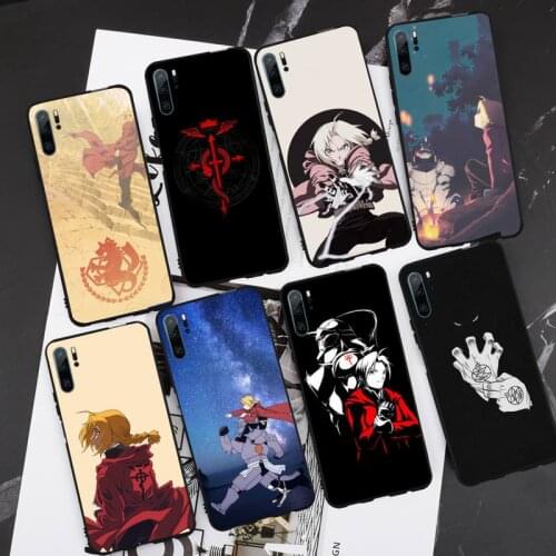 Anime Fullmetal Alchemist Phone Case For Huawei P20 P30 P40 lite Pro P Smart 2019 Mate 10 20 Lite Pro Nova 5t