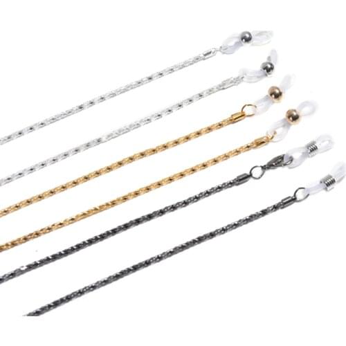 1pc Fashion Chic Womens Eyeglass Chains Sunglasses Reading Beaded Glasses Chain Eyewears Cord Holder Neck Strap Rope