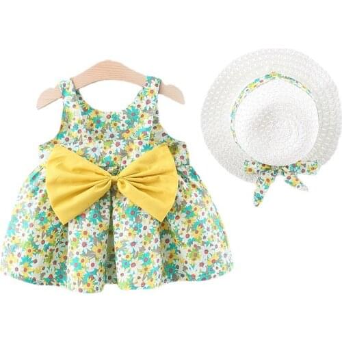 Childrens summer 3 dresses new baby cute princess dresses girls online celebrity fashion skirts