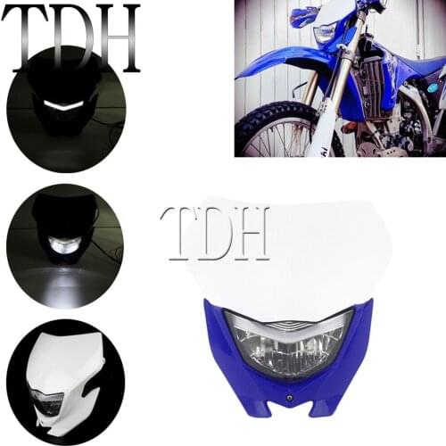 Dual Sport Motocross Headlight Front Running Light For Yamaha WR250 WR450 TTR WR YZ YZF WRF250 WRF450 R/F Universal Head Lamp