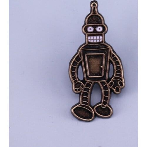 Robot Bender Enamel Pin