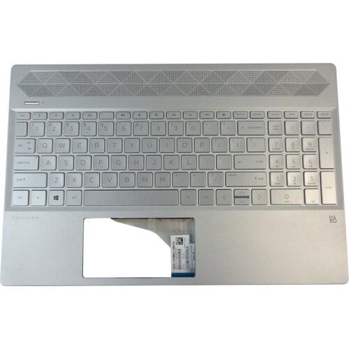 JIANGLUN Genuine For HP Pavilion 15-CS 15-CW Palmrest w/ Non-Backlit Keyboard L24753-001
