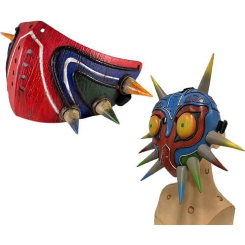 Game Breath Of The Wild Majora Cosplay Mask Latex Made Majora Role Play Props Masks for Adults Halloween Carnival Party