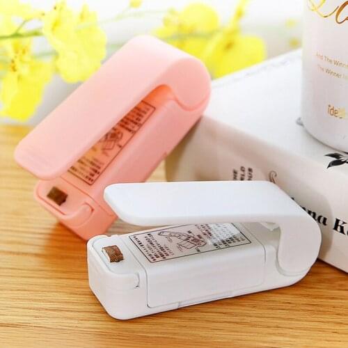 New Sealing Machine Food Clip Heat Sealing Machine Mini Heat Sealer Food Packaging Kitchen Storage Bag Clips Kitchen Accessories