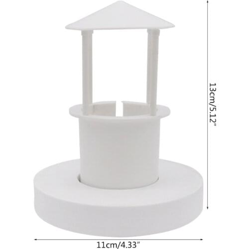 Floatable Mini Floating Mist Maker w/ LED Light Floating Sprayer Fogger Decorative Water Fountain for Mini Pond Fish Ta