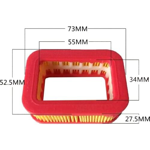Durable 5200 5800 52/58CC Chainsaw Air Filter Replacement Kit For 52cc 58cc Chainsaw Paper Accessories Assembly