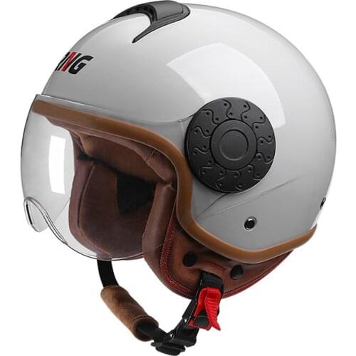 Half Face Helmet Casco Downhill Open Face Moto Summer Moto Retro Off Road Helmets Racing Classic Protective Capacete Aberto