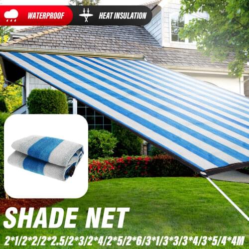 Anti-UV Camping Tent Sun Shelter Sunshade Net Outdoor Garden Sunscreen Sunblock Shade Cloth Net Plant Greenhouse Cover Car Cover